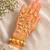 Gold plated Pearl Hathphool Hand Harness, Floral Bridal Hand Jewelry