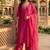  Rani Pink Embroidered Salwar Suit with Dupatta | Premium Festive Wear for Women