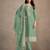 Mint green organza kurta set with santoon bottom & dupatta