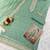 Mint green organza kurta set with santoon bottom & dupatta