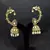 Gold Kundan Pearl Ear Cuff Jhumka Earrings, Indian Bridal Ear Wrap Crawler
