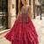 Red Cotton Readymade Navratri Lehenga Choli with Kutchi & Patchework