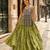 Green Cotton Readymade Navratri Lehenga Choli with Kutchi & Patchework