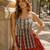 Rust Cotton Readymade Navratri Lehenga Choli with Kutchi & Patchework