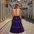 Violet Rayon Readymade Navratri Lehenga Choli with Kutchi Work