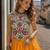 Yellow Rayon Readymade Navratri Lehenga Choli with Kutchi Work