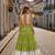 Green Rayon Readymade Navratri Lehenga Choli with Kutchi Work