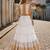 White Rayon Readymade Navratri Lehenga Choli with Kutchi Work