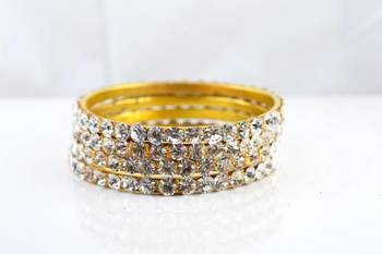 brass stone bangals size-2.4,2.6,2.8 2
