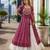 Maroon&White Cotton Readymade Navratri Lehenga Choli with Bandhej & Patchework