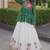 kora cotton bandhani lehenga choli with gota lace & kutchi gamthi patchwork - full stitched free size