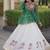 kora cotton bandhani lehenga choli with gota lace & kutchi gamthi patchwork - full stitched free size