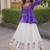kora cotton bandhani lehenga choli with gota lace & kutchi gamthi patchwork - full stitched free size