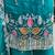 premium teal embroidered pakistani suit with dupatta  designer salwar kameez set