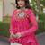 kora cotton bandhani lehenga choli with gota lace & kutchi gamthi patchwork - full stitched free size