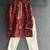 Deep red off white printed cotton silk kurta pajama