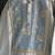 Grey off white embroidered cotton silk kurta pajama