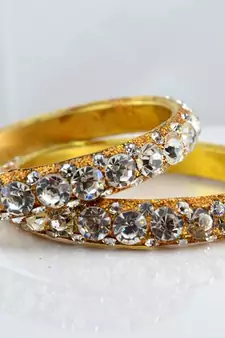 brass stone bangals size-2.4,2.6,2.8