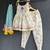 White printed cotton silk dhoti kurta set