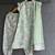 Pastel green printed cotton silk dhoti kurti set