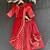 Deep red chanderi cotton silk lehenga with drape dupatta