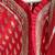 Deep red chanderi cotton silk lehenga with drape dupatta