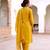 Premium Mustard Yellow Floral Embroidered Salwar Suit with Dupatta