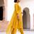 Premium Mustard Yellow Floral Embroidered Salwar Suit with Dupatta