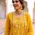 Premium Mustard Yellow Floral Embroidered Salwar Suit with Dupatta