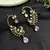 Peacock Ear Cuff Earrings, Gold Bridal Ear Wrap, CZ Teardrop Stones, Indian Wedding Climber