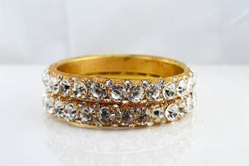 brass stone bangals size-2.4,2.6,2.8 2