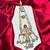 Dual tone Oxidized Silver Chabi Challa Saree Keychain, Vintage Indian Saree Satka