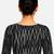Black printed inner cotton lining side (smocked) stretchable top readymade saree blouse