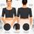 Black printed inner cotton lining side (smocked) stretchable top readymade saree blouse