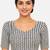 Blue printed inner cotton lining side (smocked) stretchable top readymade saree blouse