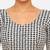 Blue printed inner cotton lining side (smocked) stretchable top readymade saree blouse