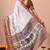 Women's off white quirky print cotton silk blend saree with unstitched piece