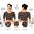 Brown printed inner cotton lining side (smocked) stretchable top readymade saree blouse