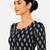 Black printed inner cotton lining side (smocked) stretchable top readymade saree blouse