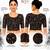 Black kalamkari printed inner cotton lining side (smocked) stretchable top readymade saree blouse