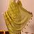 Women's mustard floral print cotton silk blend saree with unstitched piece
