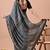 Women's blue floral print viscose cotton saree with unstitched piece