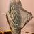 Women's green embellished soft silk blend saree with unstitched piece