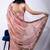Women's pink embellished soft silk blend saree with unstitched piece