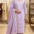 levendar embroidered cambric cotton straight kurta set