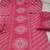 pink bandhani print cotton straight kurta set