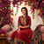 maroon ajrakh printed cotton angrakha anarkali suit set