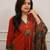 rust kalamkari print cotton straight kurta set