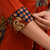 rust kalamkari print cotton straight kurta set