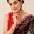 Black bandhani printed saree with mirror work & cutwork border